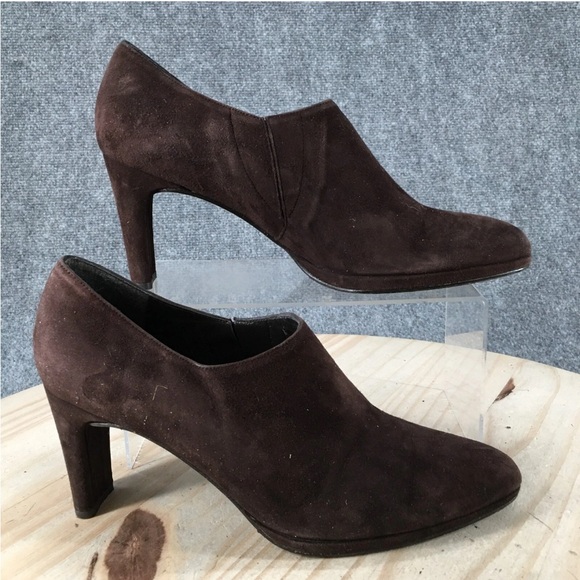 STUART WEITZMAN | Brown Suede Women's Heels Size 9 - Picture 6 of 8